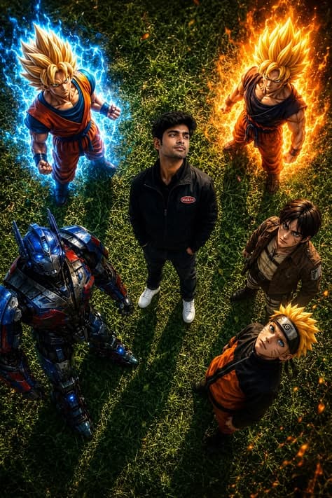 Drone View Anime Crossover Main Character Aura 🔥